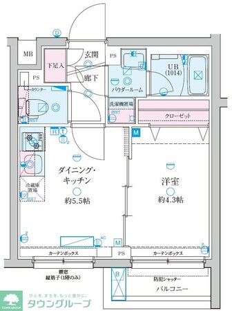 GENOVIA京成立石Vの物件間取画像
